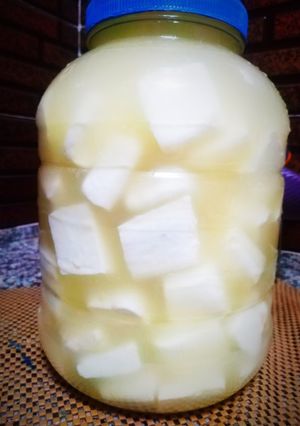 صورة لوصفة سلق الجبنه البيضا للتخزين