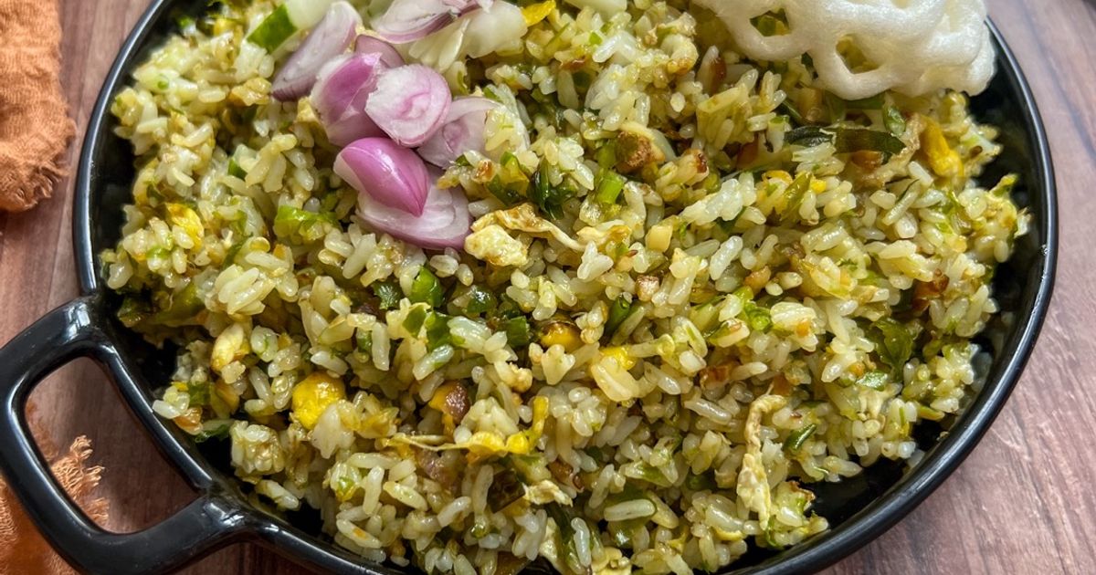 Masih goreng cabe ijo ikan asin ala chef devina Hermawan