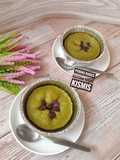 Puding Kukus Matcha Tabur Kismis