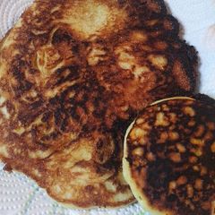 A picture of Pan Fried Corn Pone my version.