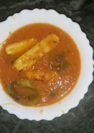 A picture of Kadai babycorn.