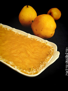 عکسی از دستور حلوا گلابی