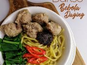 Gambar meatball black pepper