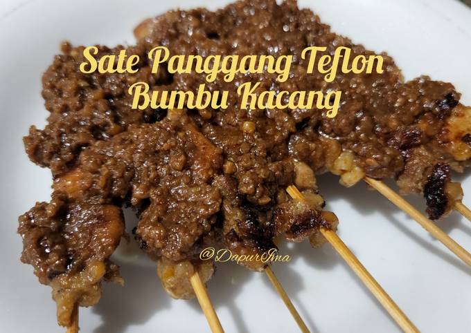 Resep Sate Ayam Panggang Teflon Bumbu Kacang Oleh Dapur Ima Cookpad