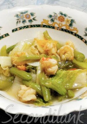 Foto resep Tumis udang sayur