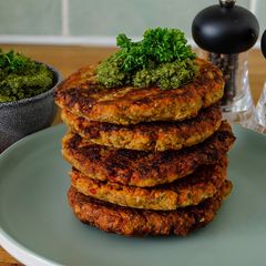 A picture of Red Lentil Patties.