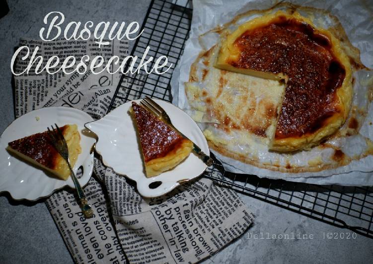 Cara Gampang Membuat Basque Cheesecake HACKS yang Enak Banget