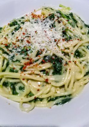 Foto resep Creamy Spinach Pasta