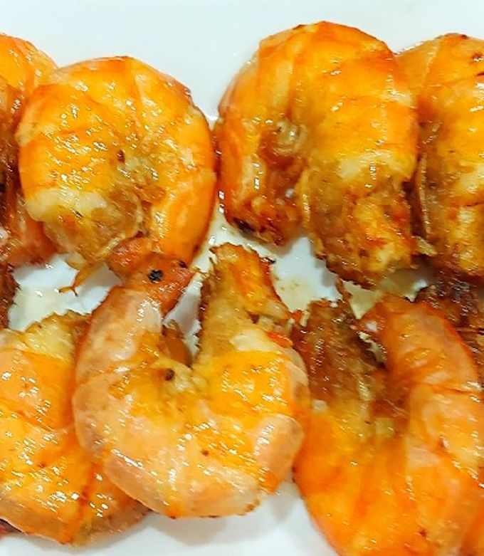 Hình của món Tôm rim mắm.