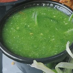 Yogurt green chutney A picture of Yogurt green chutney.