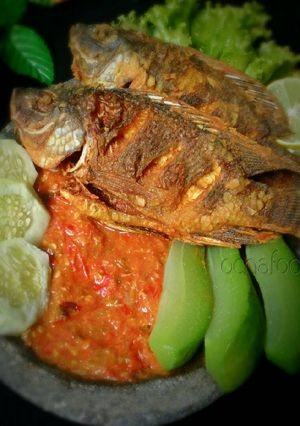 Foto resep Nila goreng crispy sambal terasi