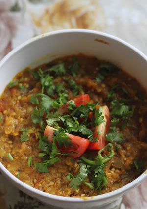 A picture of Baingan ka Bharta.