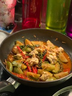 รูปของ แกงป่าไก่ผัดแห้ง