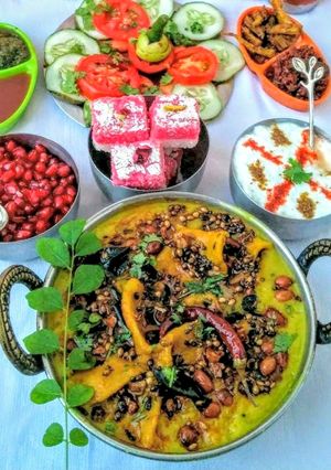 A picture of Dal Dhokali.