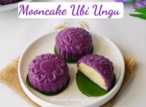 Foto resep Mooncake Ubi Ungu