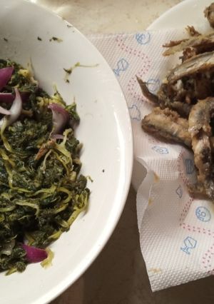 Φωτογραφία της συνταγής Γαύρος με χόρτα