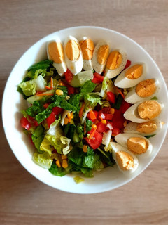 A picture of Mixed colorful salad.