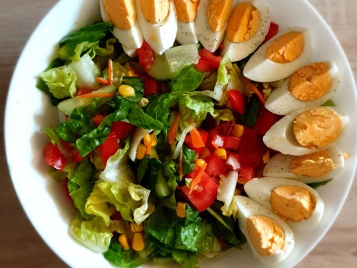 Easy Steps to Prepare Mixed colorful salad the  Makes Drooling Can spoil the tongue