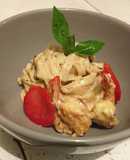 Spaghetti con camarones