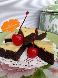 Foto resep 304. Banana Cream Cheese Brownies