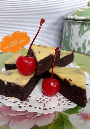 Foto resep 304. Banana Cream Cheese Brownies