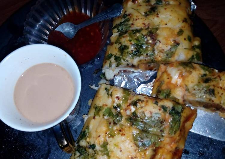 How to Prepare Super Quick Homemade Pizza bread with shami kabab