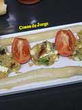 Figuritas de quinoa con aguacate y lomo