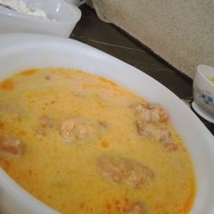 A picture of Karhi pakora.