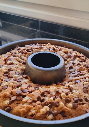 Una foto de Budín integral de manzana