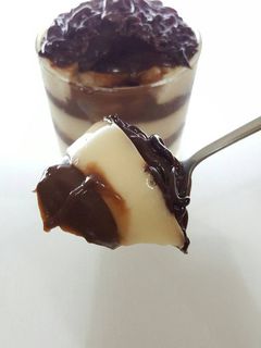 Foto resep Pudding Susu Vla Coklat