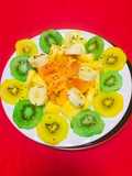 Una Deliciosa Ensalada de Frutas Con Caqui   de Otoño 🥝🍌🍍🍊🍁🍂