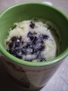 A picture of Microwave vanilla mug cake.