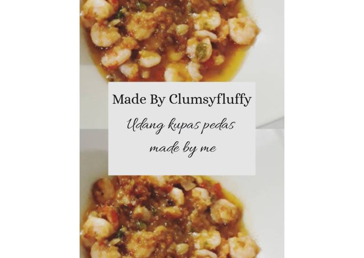 Udang kupas pedas