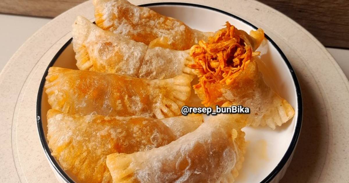 Resep Cireng Isi Ayam Suwir Pedas Oleh Resep Bunbika Cookpad