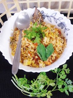 A picture of Spanish rice.