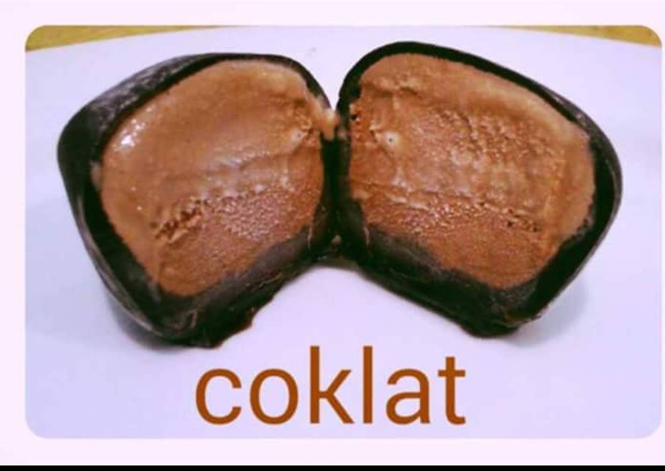 Resep Mochi ice cream coklat