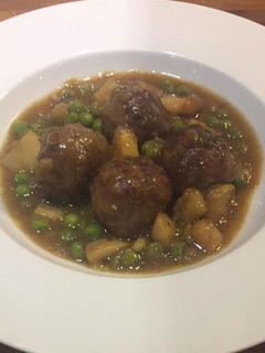 Una foto de Albóndigas con sepia