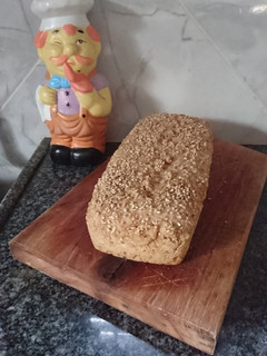 Una foto de Pan integral con avena, sin amasado 🌾 vegano