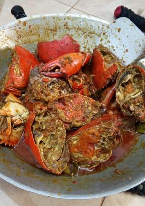 Foto resep Kepiting masak pedas