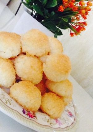 صورة لوصفة طريقة عمل كرات جوز الهند