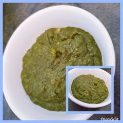 A picture of Sarso ka saag.
