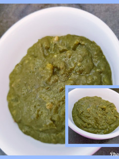 A picture of Sarso ka saag.