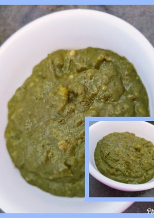 A picture of Sarso ka saag.