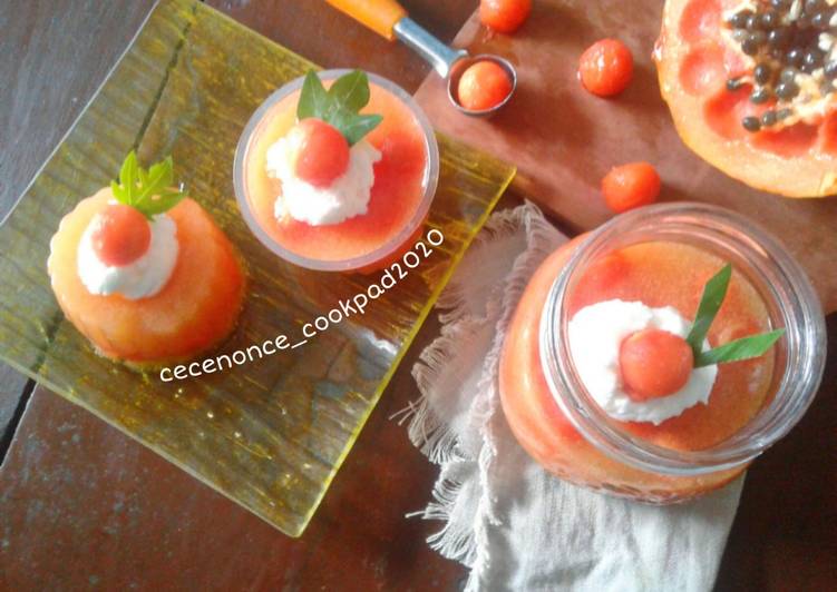 Bumbu Puding Pepaya | Bahan Membuat Puding Pepaya Yang Bikin Ngiler