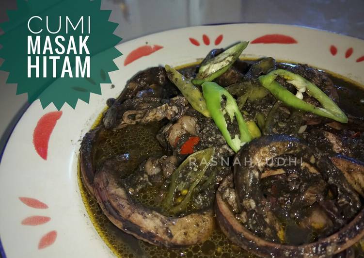 Cumi Masak Hitam ala Mama Saya