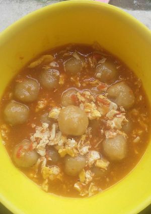 Foto resep Cilok kuah pedas