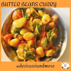Butter beans curry A picture of Butter beans curry.