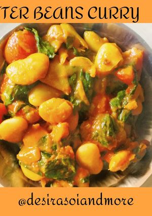 A picture of Butter beans curry.