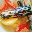 Soup kuning ikan patin menu anak 1+