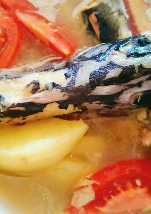 Foto resep Soup kuning ikan patin menu anak 1+